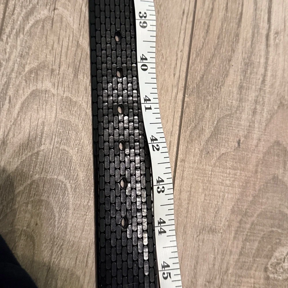 Perfect Torino black leather belt